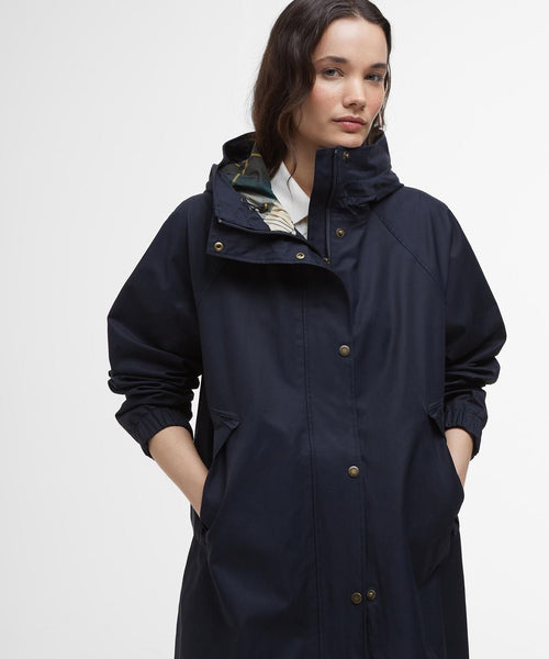 Barbour Chesney Waterproof Jacket Dames | Navy Blauw